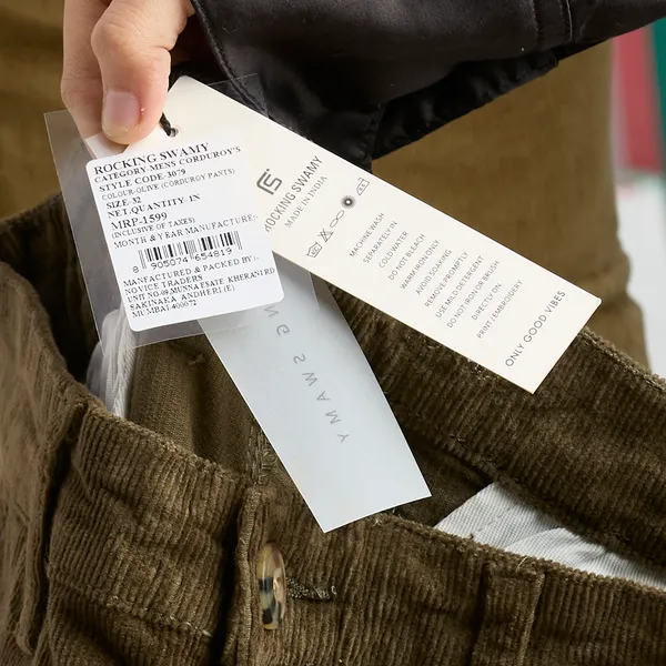 Olive_Casual_Corduroy_Cargo_Pants_For_Men