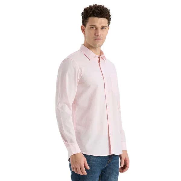 Light_Pink_Casual_Full_Sleeves_Cotton_Shirt_For_Men