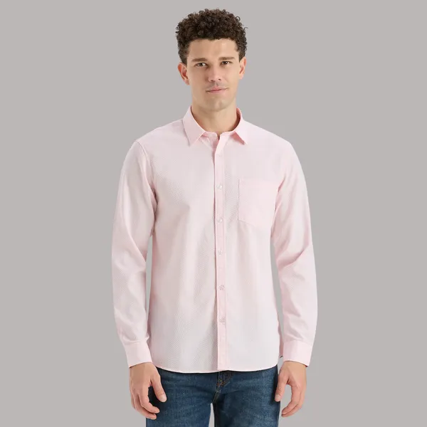 Light_Pink_Casual_Full_Sleeves_Cotton_Shirt_For_Men