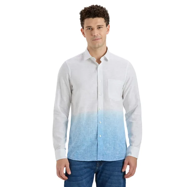 Sky_Blue_Casual_Full_Sleeves_Cotton_Shirt_For_Men