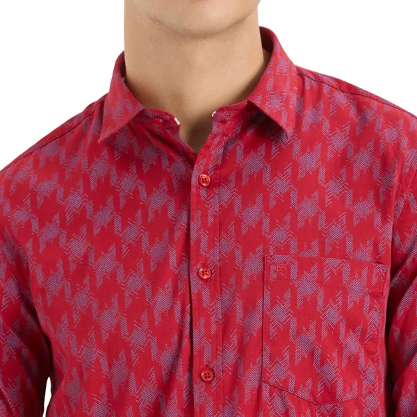 Red_Casual_Full_Sleeves_Cotton_Shirt_For_Men