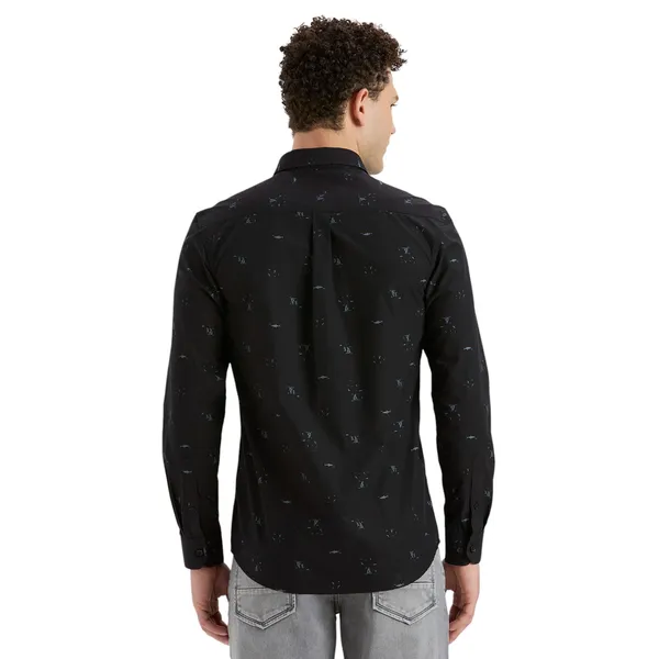 Black_Casual_Full_Sleeves_Cotton_Shirt_For_Men