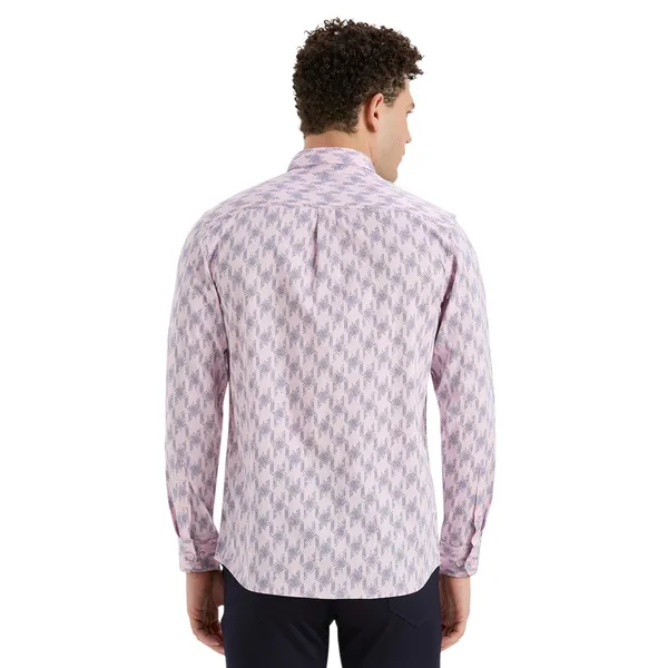 Pink_Casual_Full_Sleeves_Cotton_Shirt_For_Men