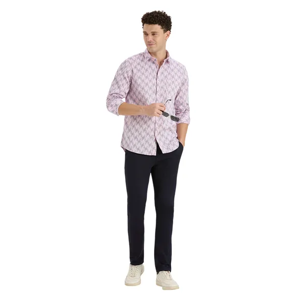 Pink_Casual_Full_Sleeves_Cotton_Shirt_For_Men