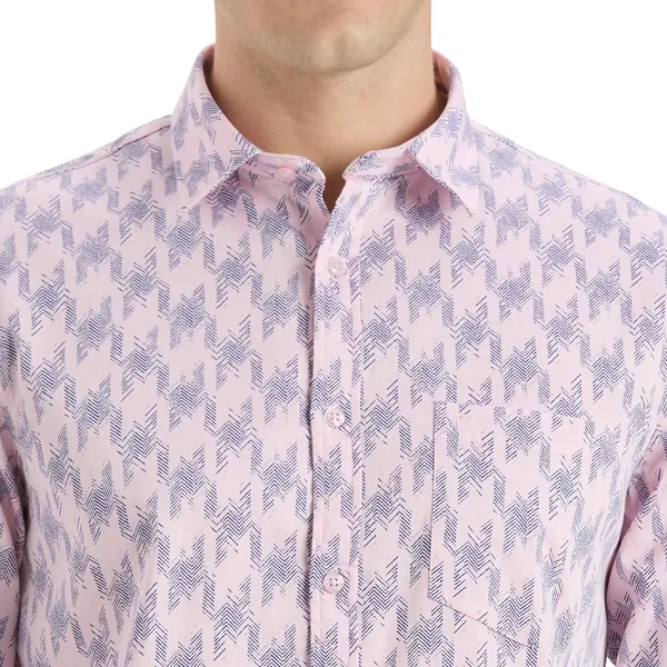 Pink_Casual_Full_Sleeves_Cotton_Shirt_For_Men