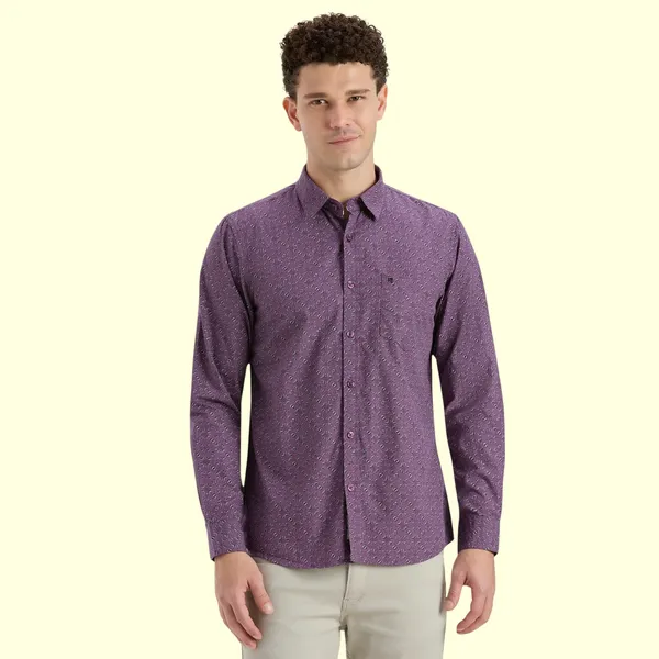 Violet_Casual_Full_Sleeves_Cotton_Shirt_For_Men