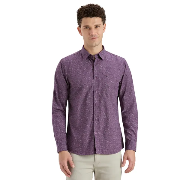 Violet_Casual_Full_Sleeves_Cotton_Shirt_For_Men
