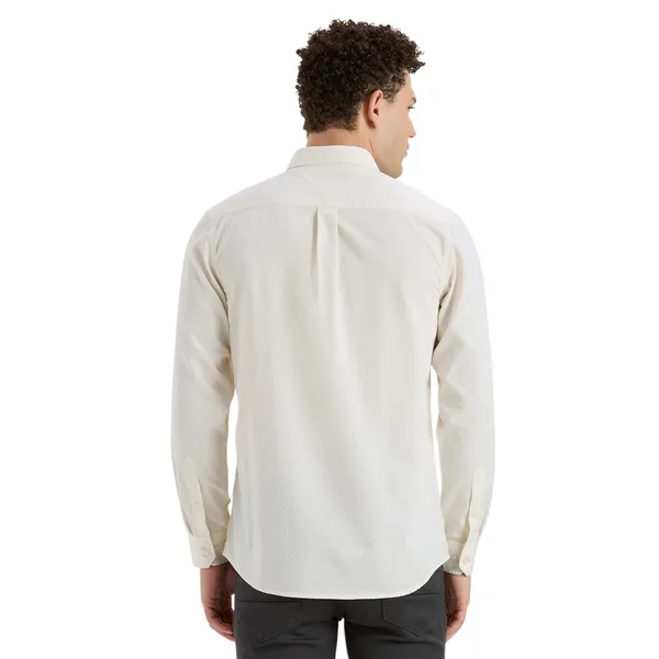 Cream_Casual_Full_Sleeves_Cotton_Shirt_For_Men