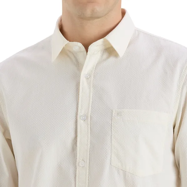 Cream_Casual_Full_Sleeves_Cotton_Shirt_For_Men