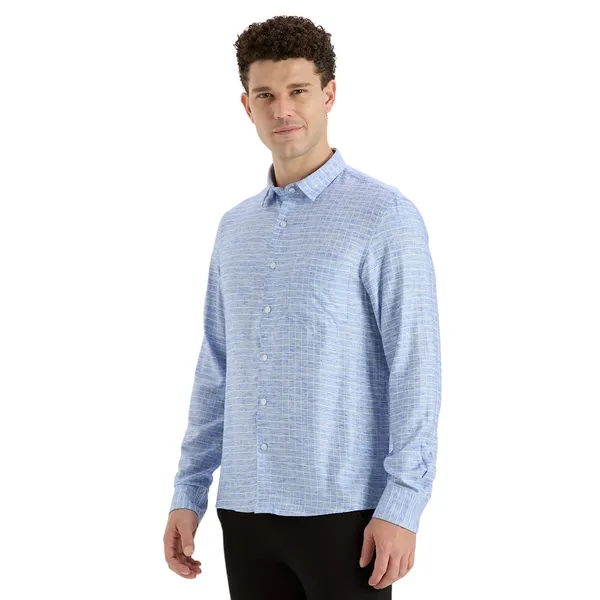Han_Blue_Casual_Full_Sleeves_Cotton_Shirt_For_Men