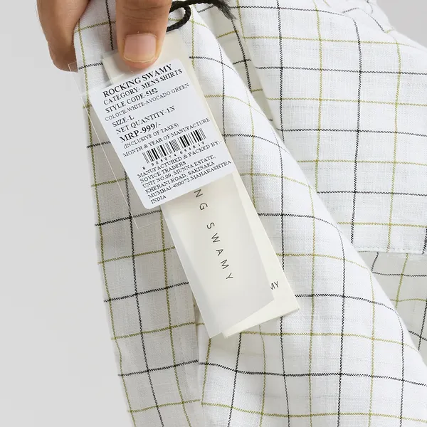 White_&_Avocado_Green_Casual_Full_Sleeves_Cotton_Shirt_For_Men