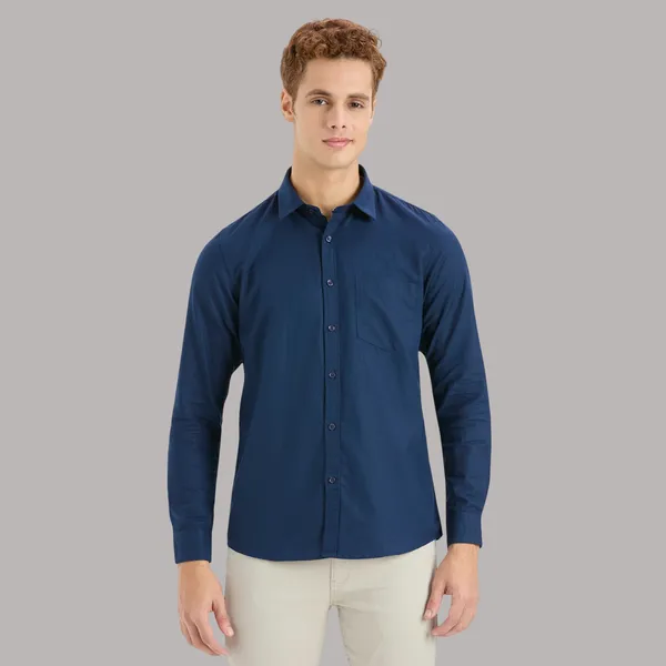 Navy_Casual_Full_Sleeves_Cotton_Shirt_For_Men