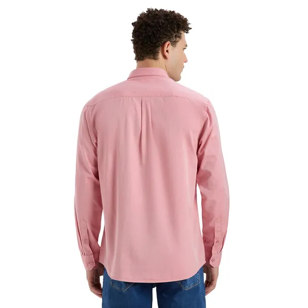 Light_Coral_Casual_Full_Sleeves_Cotton_Shirt_For_Men