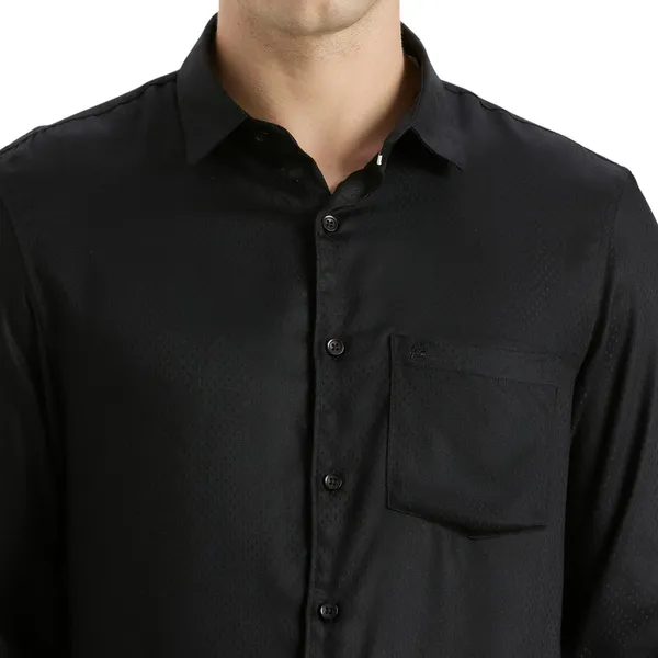 Black_Casual_Full_Sleeves_Cotton_Shirt_For_Men