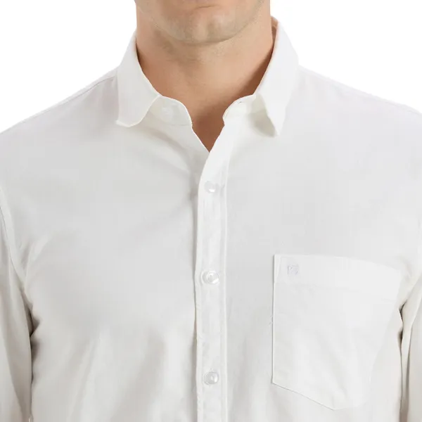 White_Casual_Full_Sleeves_Cotton_Shirt_For_Men