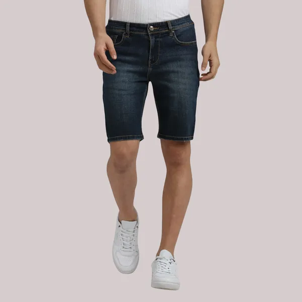 Dark_Blue_Casual_Denim_Shorts_For_Men