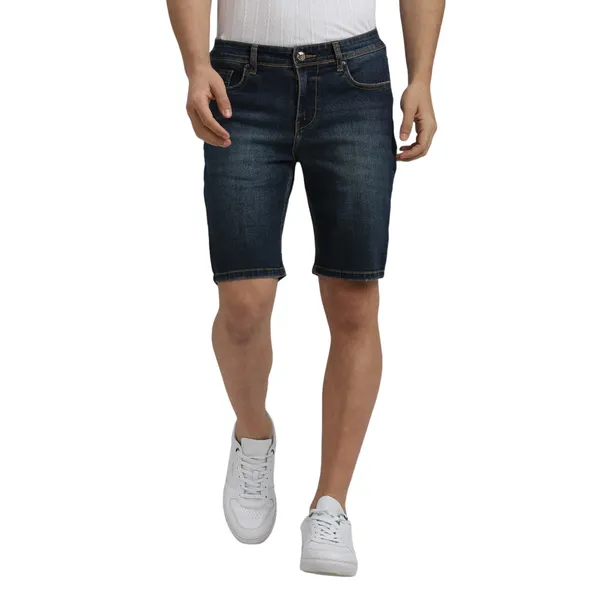 Dark_Blue_Casual_Denim_Shorts_For_Men