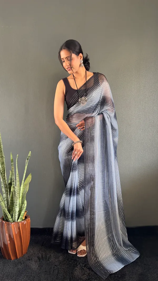 Ready_To_Wear_Georgette_Saree_For_Women