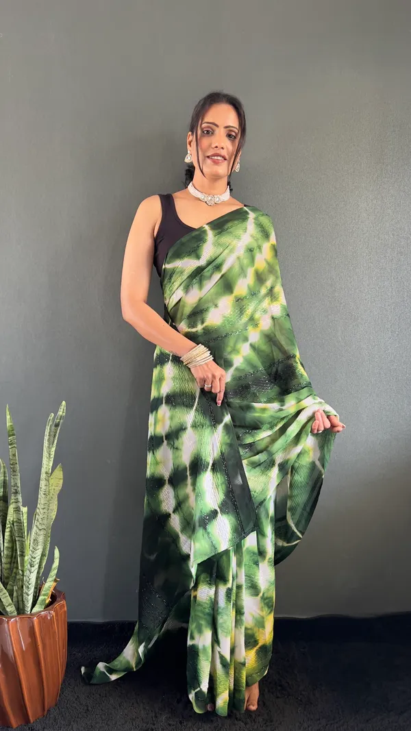 Ready_To_Wear_Georgette_Saree_For_Women