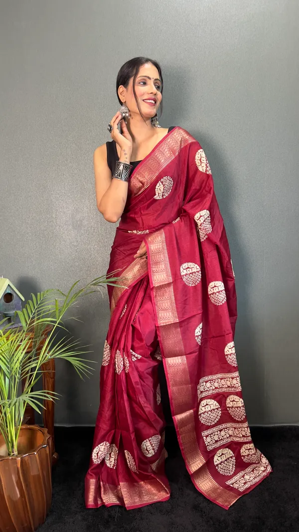Ready_To_Wear_Soft_Cotton_Kalamkari_Saree_For_Women