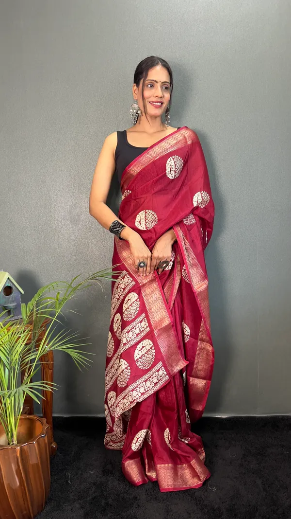 Ready_To_Wear_Soft_Cotton_Kalamkari_Saree_For_Women