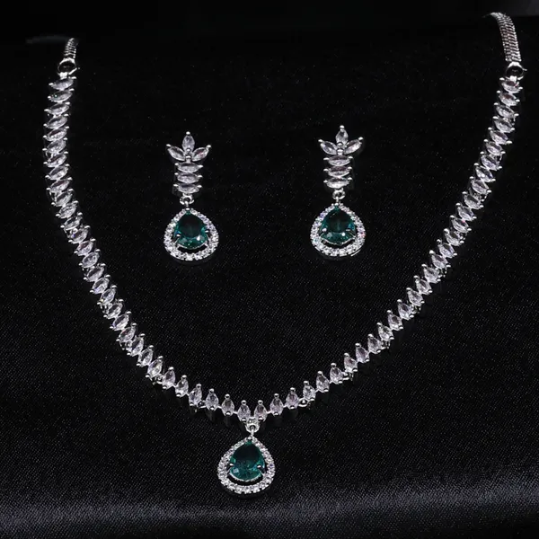 Celestial_Emerald_Drop_CZ_American_Diamond_Necklace_and_Earring_set_for_Women