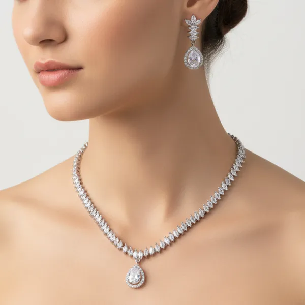 Celestia_White_Drop_CZ_American_Diamond_Necklace_and_Earring_set_for_Women