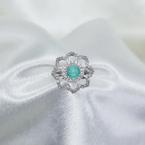 Silver_&_Turquoise_Turquoise_Halo_American_Diamond_Ring