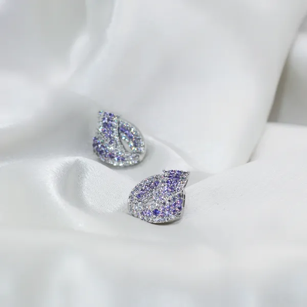 Silver_And_Purple_Azure_Majesty_American_Diamond_Stud_Earrings__For_Women