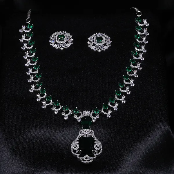 Regal_Green_CZ_American_Diamond_Necklace_and_Earring_set_for_Women