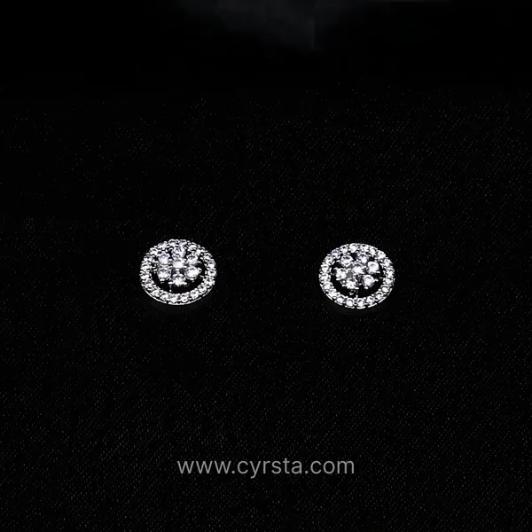 Silver_AAA_Grade_Amercian_Diamond_Stud_Earrings_Rhodium_Plating_For_Women