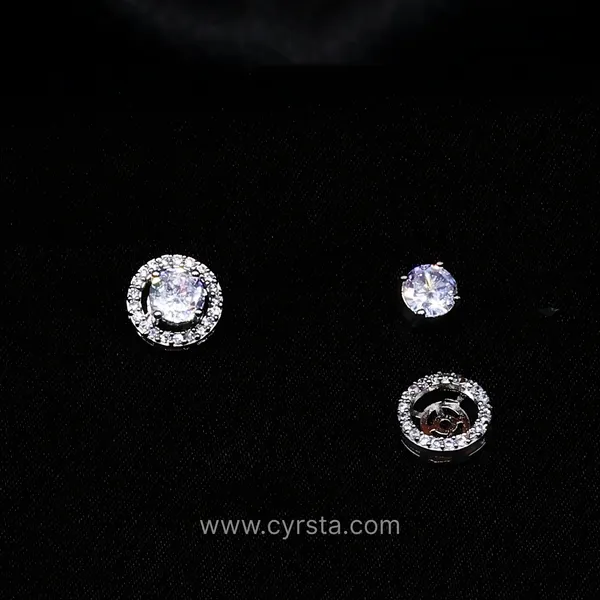 Silver_AAA_Grade_Amercian_Diamond_Stud_Earrings_Rhodium_Plating_For_Women