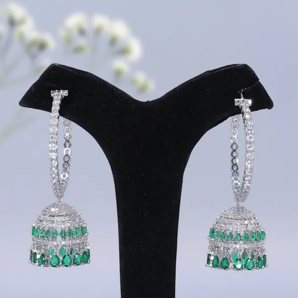 Silver_AAA_Grade_Amercian_Diamond_Stud_Earrings_Rhodium_Plating_For_Women