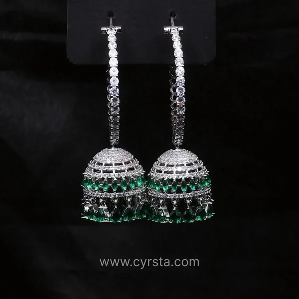 Silver_AAA_Grade_Amercian_Diamond_Stud_Earrings_Rhodium_Plating_For_Women