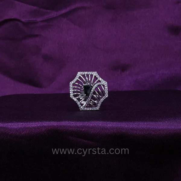 Midnight_Bloom_American_Daimond_Ring