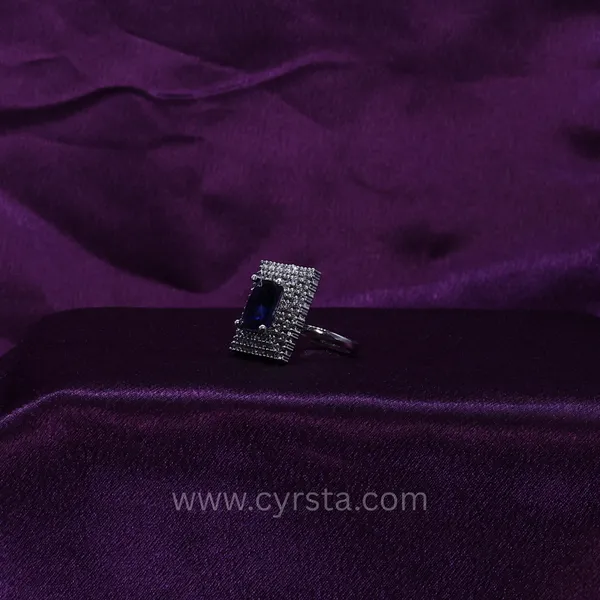 Sapphire_Inspired_American_Diamond_Ring