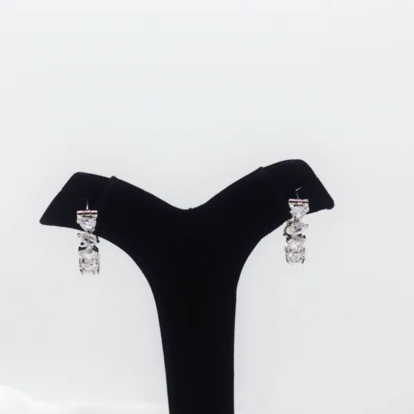 Silver_&_White_Luxe_Silver_American_Diamond_Hoop_Earrings__For_Women