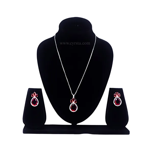 Red_Ruby_Radiance_American_Diamond_Pendant_&_Earring_Set