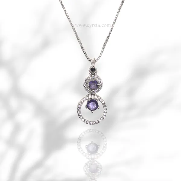 Rich_Purple_AAA_Grade_American_Diamond_Pendant_&_Earring_Rhodium_Plating_Set_For_Women
