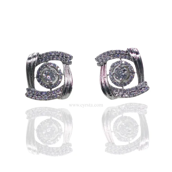 Silver_Pure_Radiance_AAA_Grade_American_Diamond_Stud_Earrings_Rhodium_Plating__For_Women