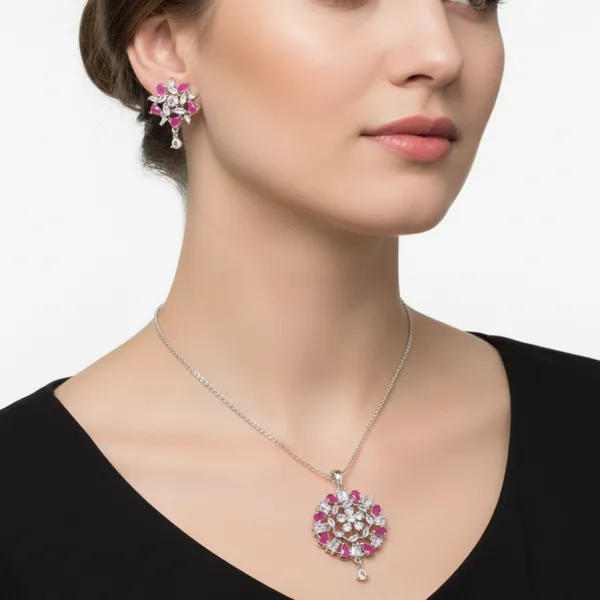 Purple_&_White_Mist_AAA_Grade_American_Diamond_Pendant_And_Earring_Rhodium_Plating_Set_For_Women