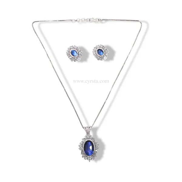 Dark_Blue_Sapphire_Serenity_American_Diamond_Pendant_&_Earring_Set