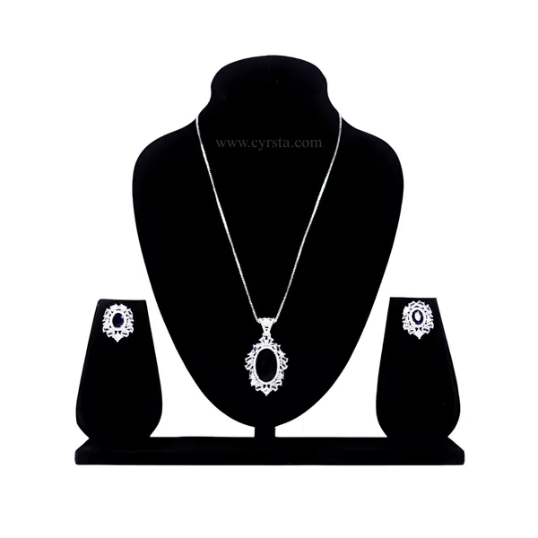Dark_Blue_Sapphire_Serenity_American_Diamond_Pendant_&_Earring_Set