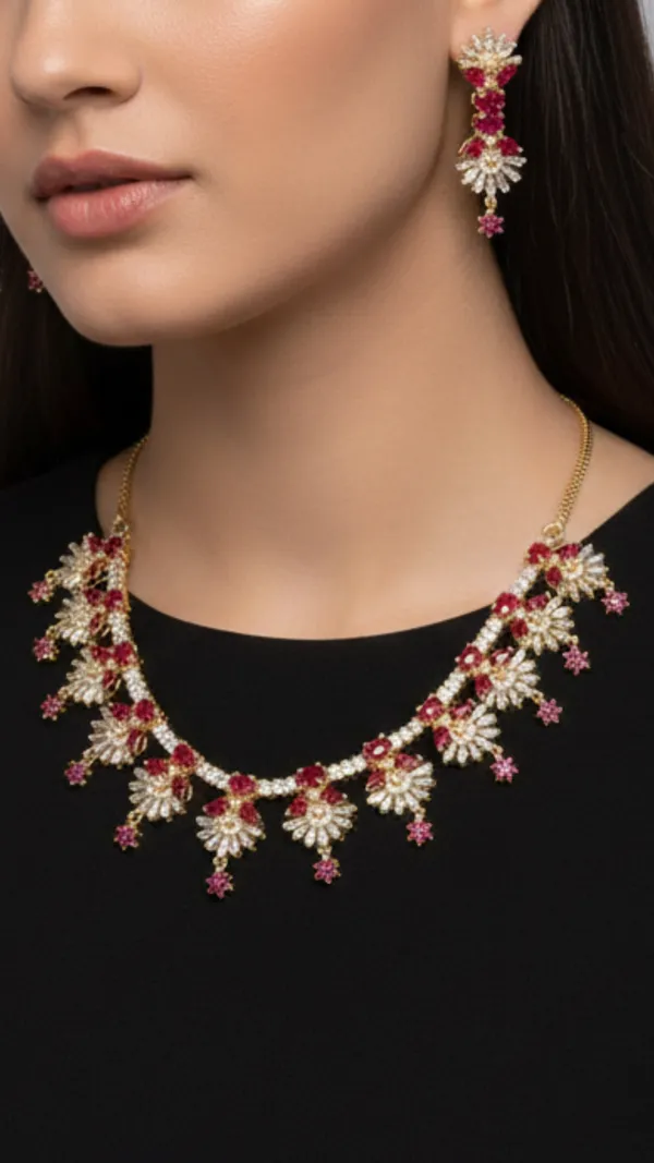 Scarlet_Bloom_CZ_American_Diamond_Necklace_and_Earring_set_for_Women