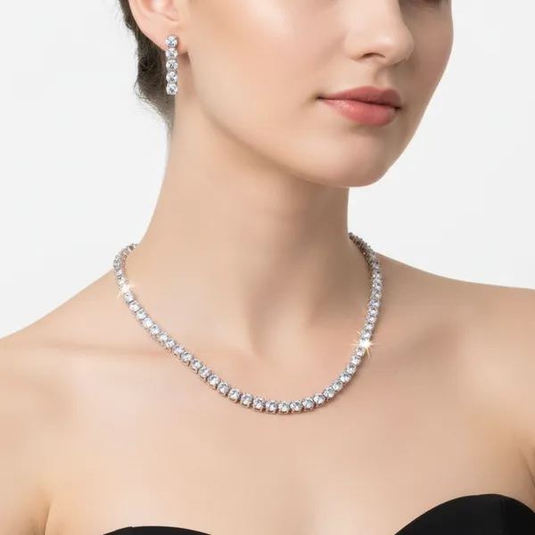 Eternity_Brilliance_CZ_American_Diamond_Necklace_and_Earring_set_for_Women