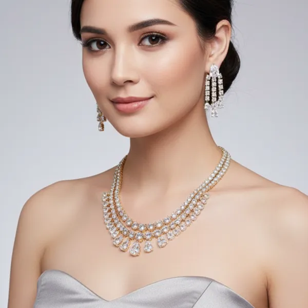 Opulent_Cascade_CZ_American_Diamond_Necklace_and_Earring_set_for_Women