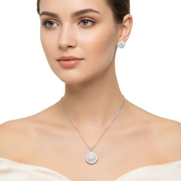 Silver_Crystal_Glamour_American_Diamond_Pendant_&_Earring_Set