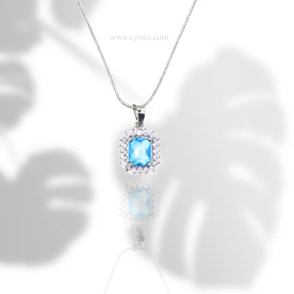 Sky_Blue_Sparkle_AAA_Grade_American_Diamond_Pendant_&_Earring_Rhodium_Plating_Set_For_Women