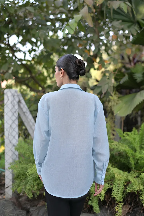 Women's_Light_Blue_Linen_Blend_Shirt_Airy,_Lightweight_Button-Down_for_Everyday_Style_and_Comfort