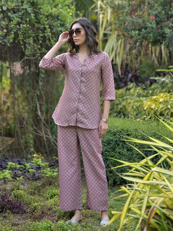 Mauve_Mocha_Cotton_Blend_Digital_Print_Co-Ord_Set_For_Women